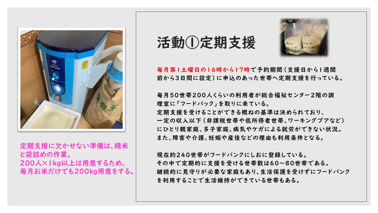 フードバンクにしおスライド5